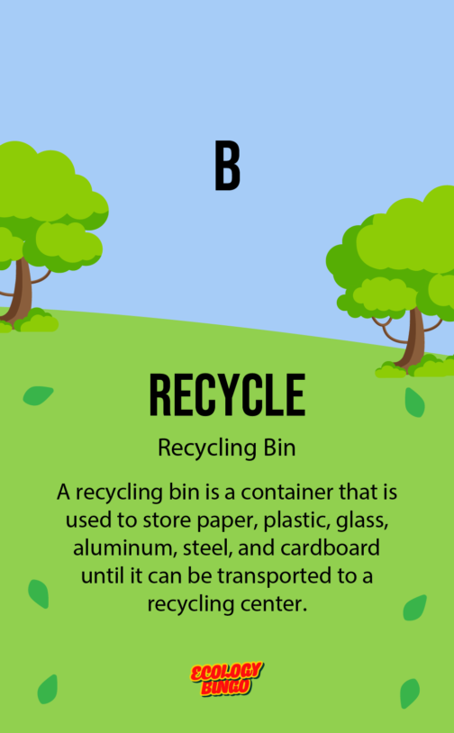 B-Recycling Bin FC Front