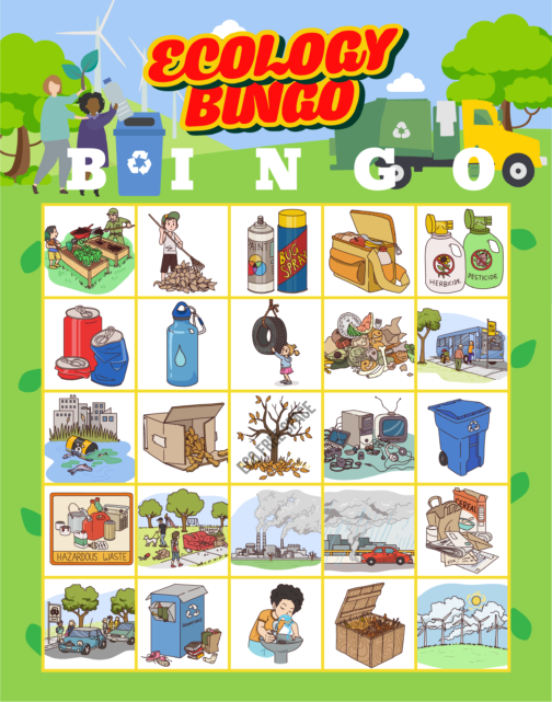 ECOLOGY BINGO BOARD