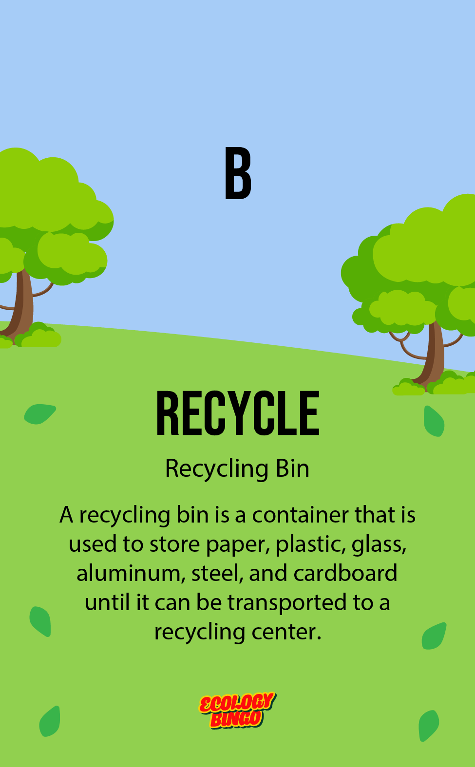 B-Recycling Bin FC Front-